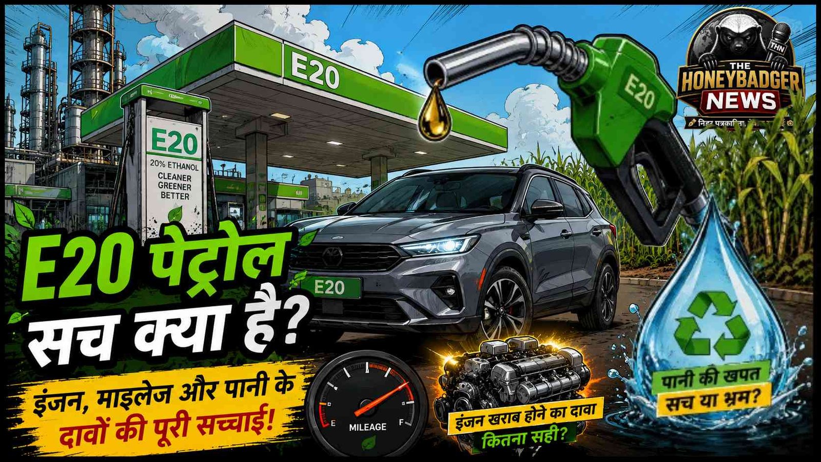 E20 एथेनॉल से खराब हो रही गाड़ियां? पानी के इस्तेमाल के दावों पर सरकार ने बताई सच्चाई addtext 07 04 08.27.41