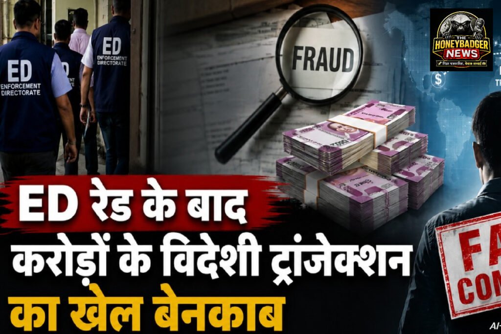 ED रेड के बाद करोड़ों के विदेशी ट्रांजेक्शन का खेल बेनकाब, फर्जी कंपनी का डायरेक्टर बनाकर युवक को फंसाने का आरोप untitled 1