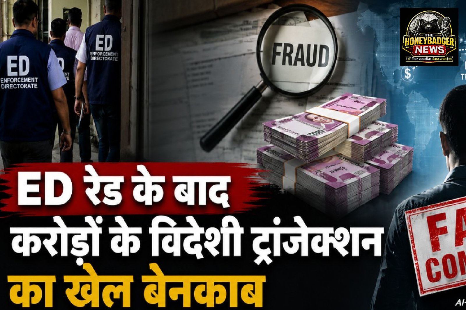 ED रेड के बाद करोड़ों के विदेशी ट्रांजेक्शन का खेल बेनकाब, फर्जी कंपनी का डायरेक्टर बनाकर युवक को फंसाने का आरोप untitled 1