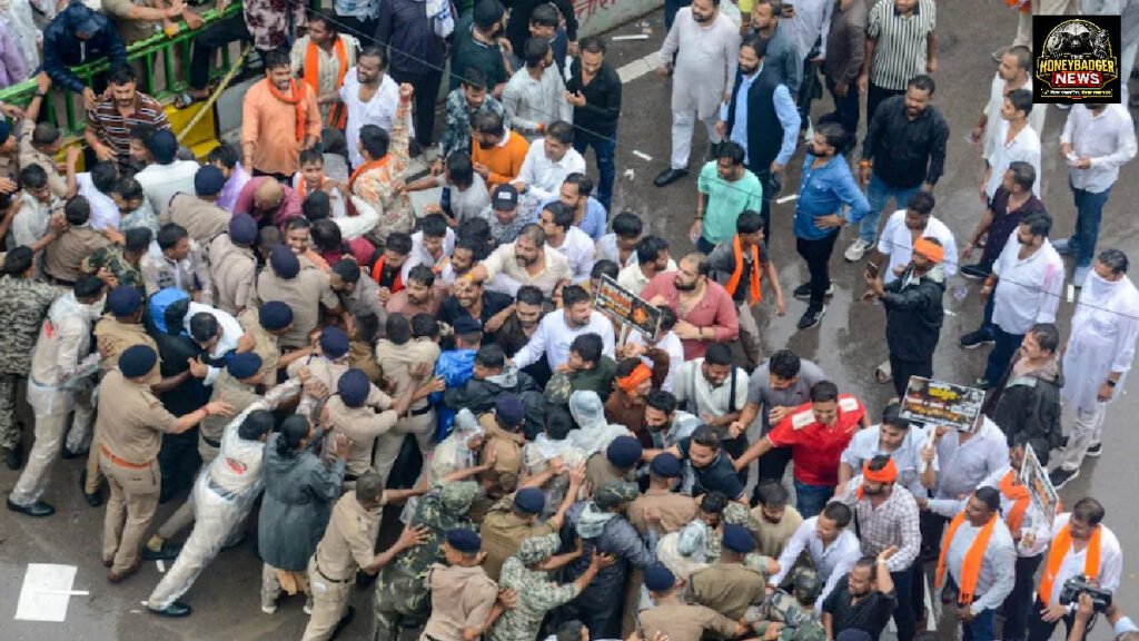 BJP-कांग्रेस टकराव Update में 15 पुलिसकर्मी घायल, 12 कांग्रेस नेताओं के खिलाफ FIR image 2026 07 14t191849.120 1 1 1