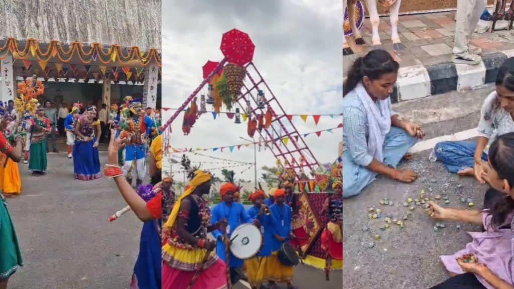 मुख्यमंत्री निवास में हरेली पर्व की धूम : कृषि उपकरणों और ग्रामीण परिवेश की झलक बनी आकर्षण, राउत नाचा की धुन पर थिरके मंत्री गुरु खुशवंत साहेब image