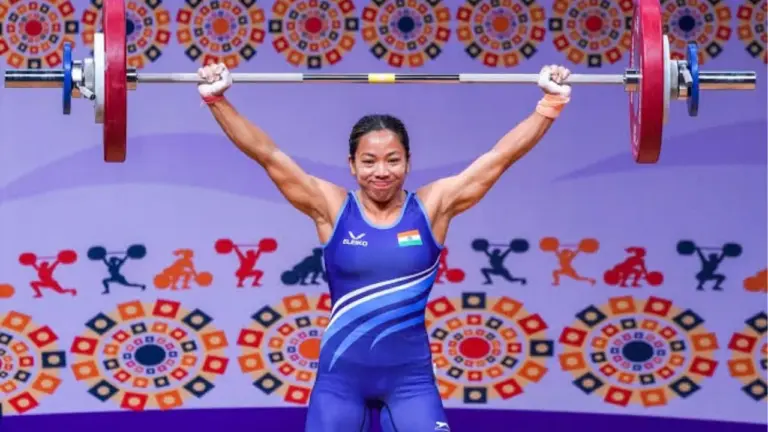 Asian Games 2026: मीराबाई चानू ने एशियन गेम्स में खत्म किया 28 साल का सूखा, वेटलिफ्टिंग में जीता सिल्वर mirabai chanu 768x432