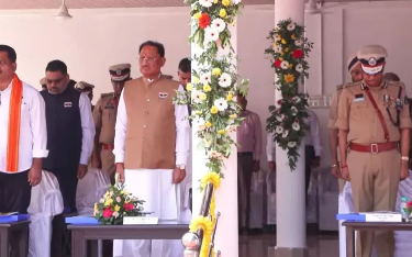 पुलिस स्मृति दिवस पर शहीदों को श्रद्धांजलि, CM साय ने कहा- नक्सलवाद के खिलाफ जंग निर्णायक दौर में img 0445